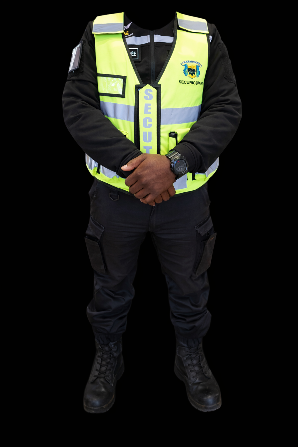 Agent en tenue S.C.P Sécurité